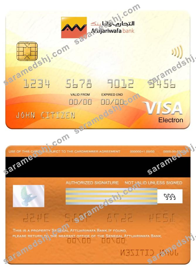Senegal Attijariwafa Bank visa electron card